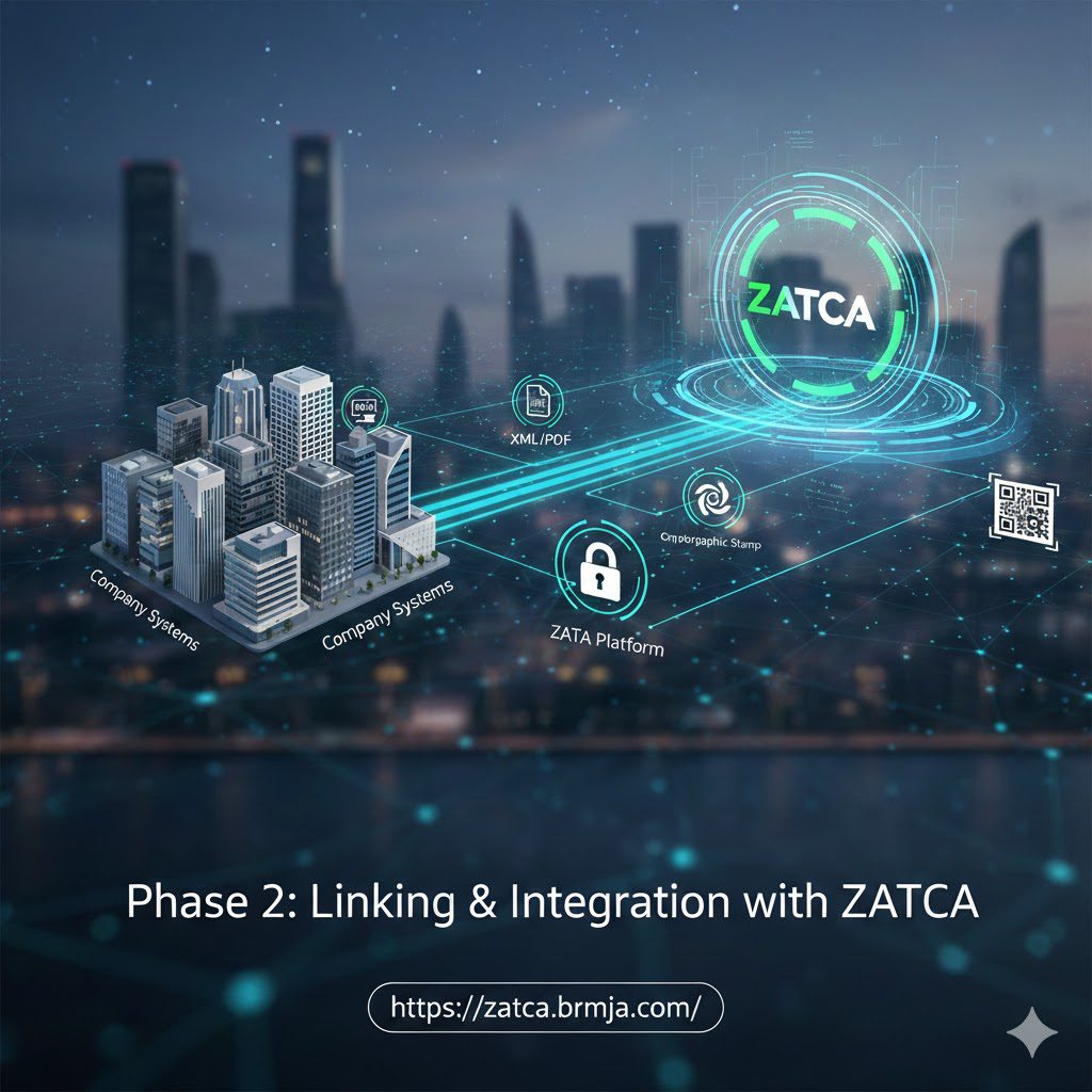 الربط مع zatca 2 الربط والتكامل مع هيئة الزكاة والدخل (ZATCA)